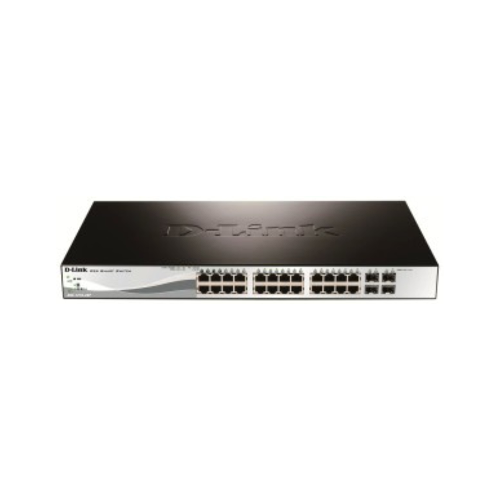 D-Link DGS-1210-28P/E 28-Port Layer2 PoE Gigabit Smart Managed