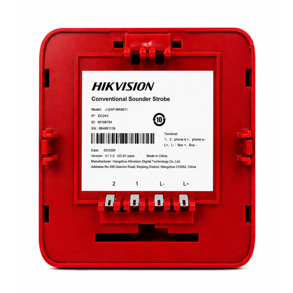 HIKVISION Conventional Sounder Strobe (With Base)