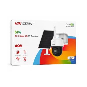 HIKVISION 4MP 24/7 Solar 4G PT Camera