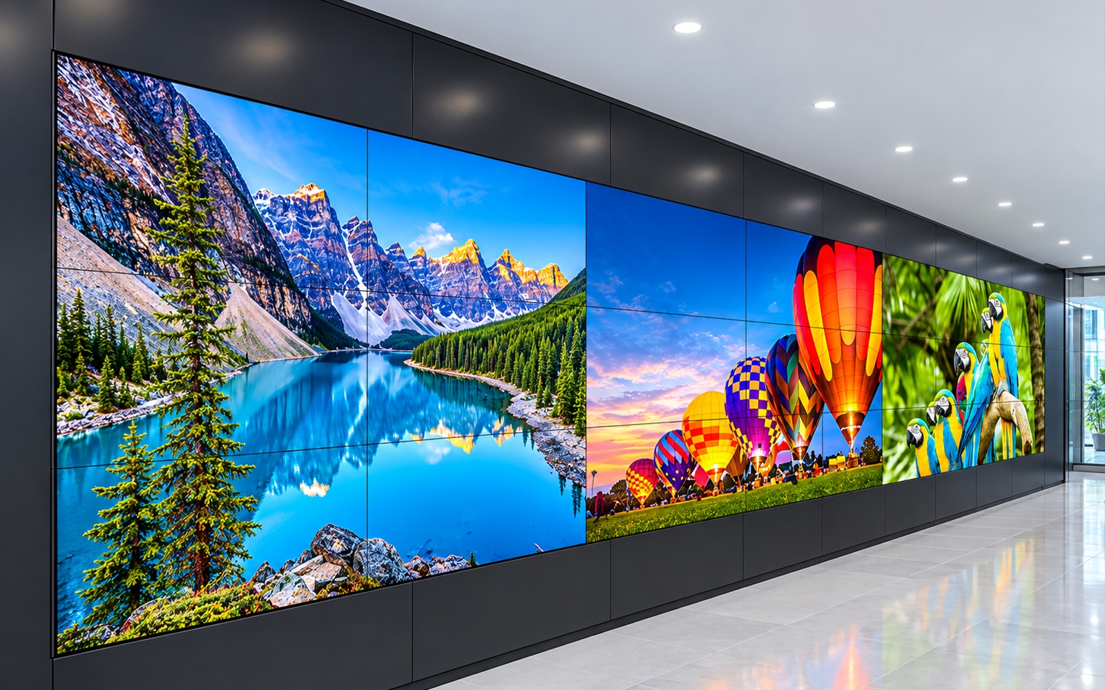 LED video wall installation in Rwanda