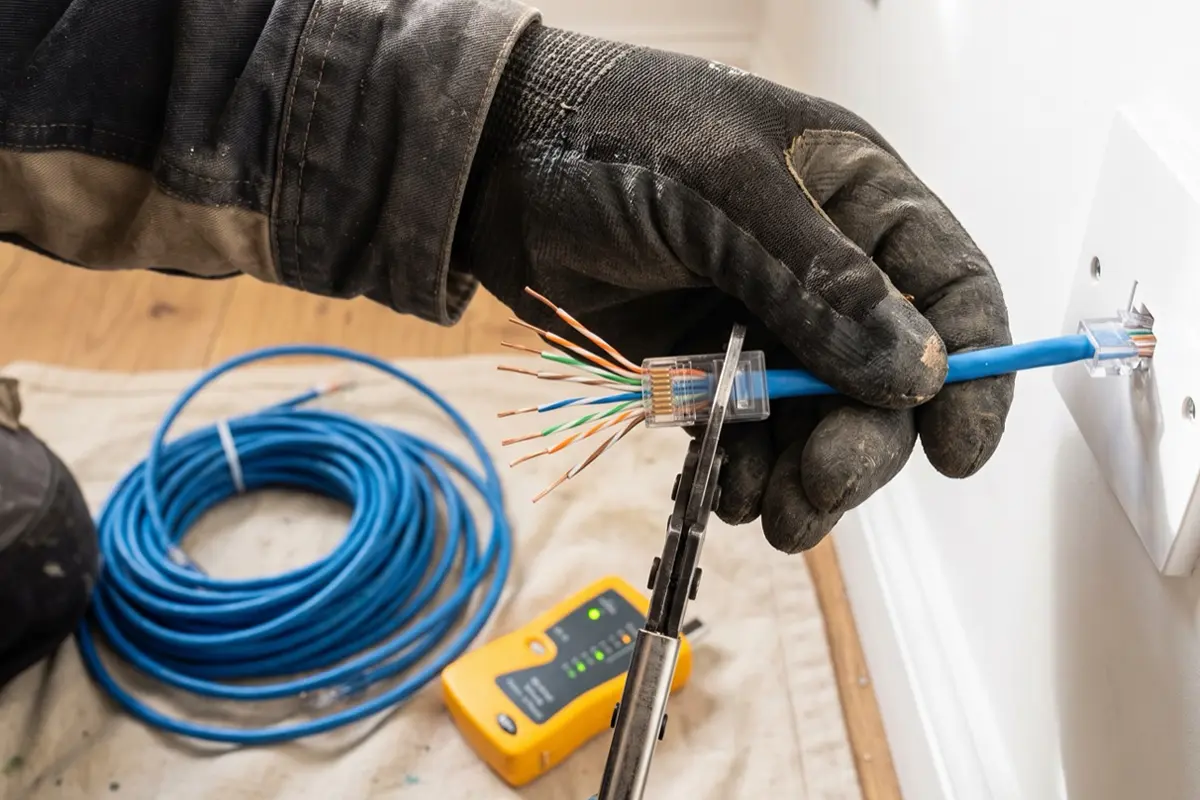 Structured network cabling installation Rwanda