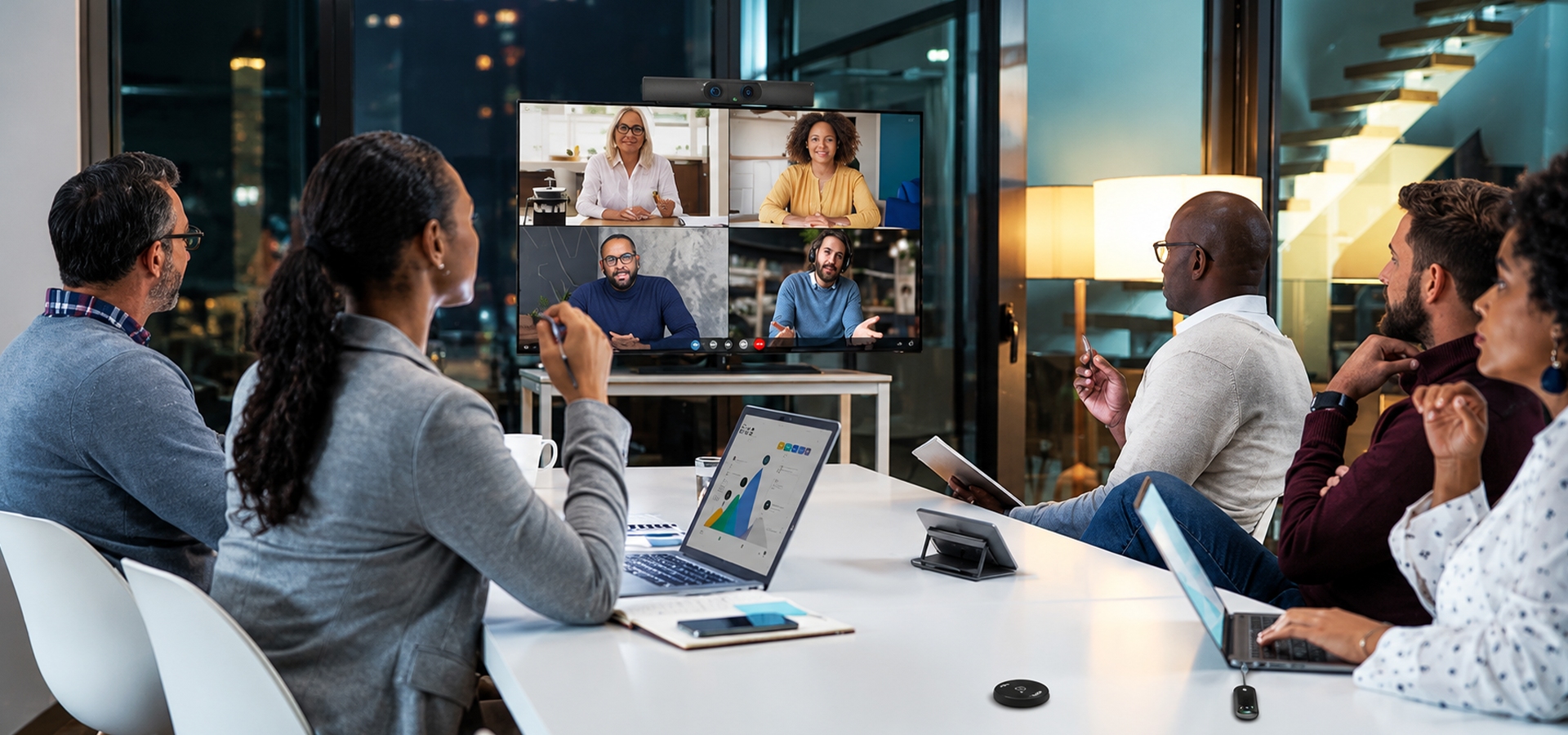 Professional meeting room and video conferencing installation in Kigali Rwanda