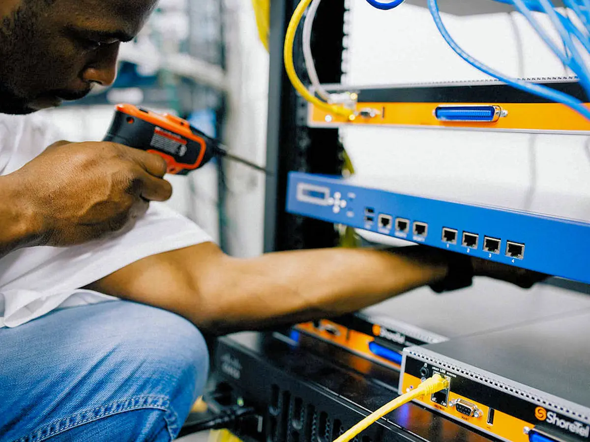 Structured network cabling installation Kigali Rwanda