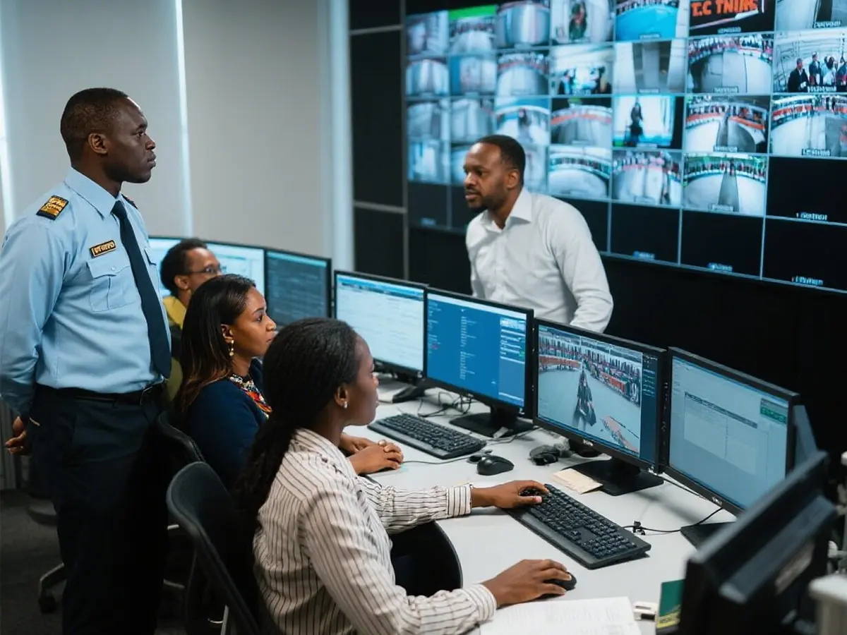 Central CCTV monitoring systems and control rooms Rwanda